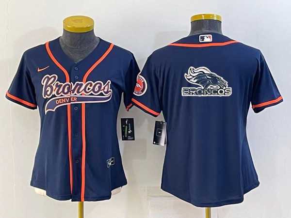 Youth Denver Broncos Navy Team Big Logo With Patch Cool Base Stitched Baseball Jersey,We sell and wholesale Youth Denver Broncos Navy Team Big Logo With Patch Cool Base Stitched Baseball Jersey on line form chian!